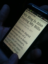 NY Times app on a phone | Credit: methodshop.com/Flickr